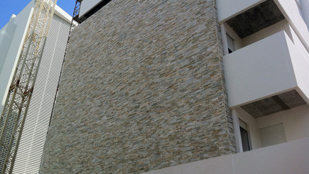 Parete in quarzite - Lignano