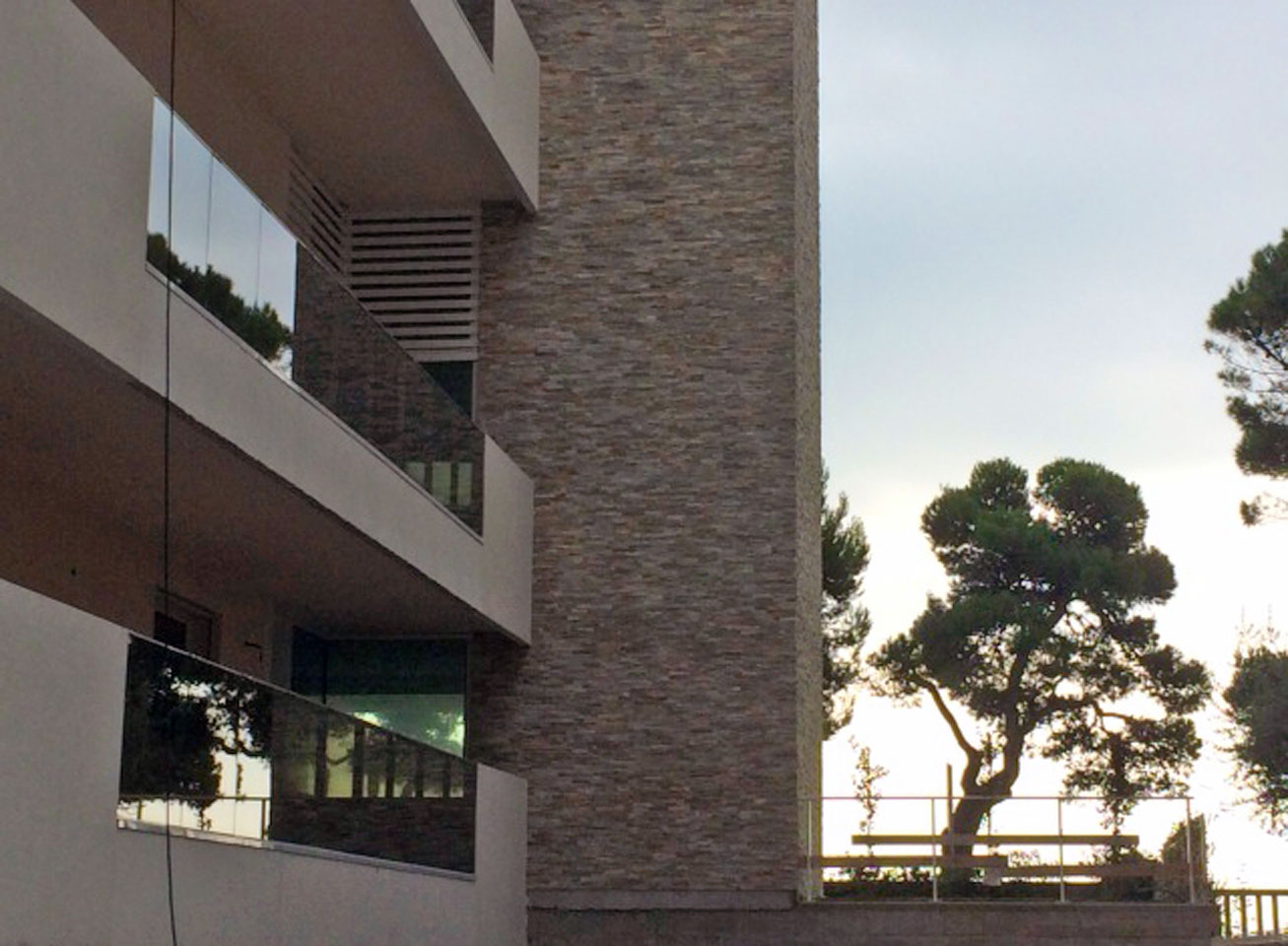 Parete in quarzite - Lignano